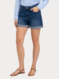 denim shorts only josephine stretch dnm azg medium blue denim only