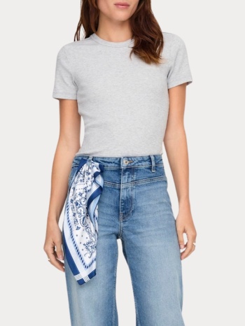 top only val s/s o-neck light grey only σε προσφορά