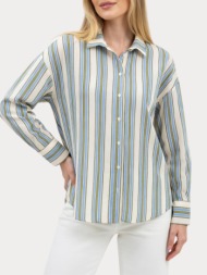 πουκαμισο new age aa.1022 διαφανεια lio 100%rec_pol ciel green stripe new age