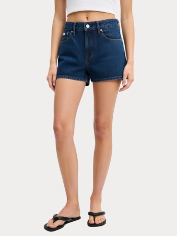 denim shorts calvin klein dark blue calvin klein σε προσφορά
