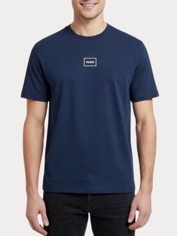 t-shirt hugo laze medium blue hugo boss σε προσφορά