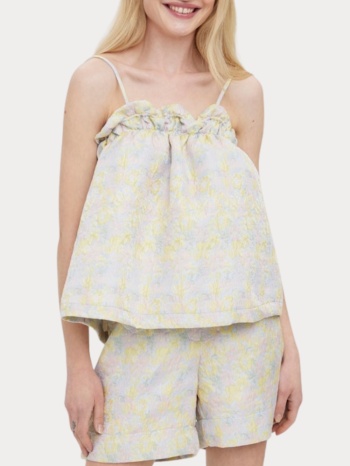 top vero moda vmnova smock singlet sb4 ecru vero moda σε προσφορά