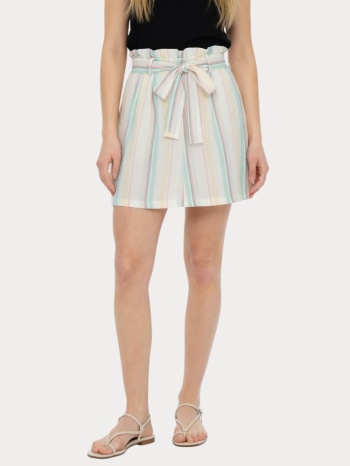 skirt only onlohio hw pb stripe skater skirt pnt multi only σε προσφορά