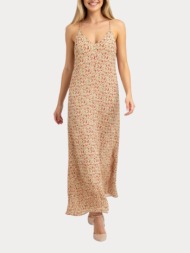 dress only onllilja s/l maxi dress jrs beige only