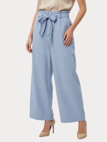 παντελονι vero moda norma hw paperbag chambray culotte σε προσφορά