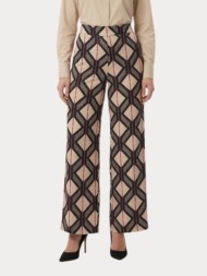 παντελονι new age ilia beige/black/bordeaux new age