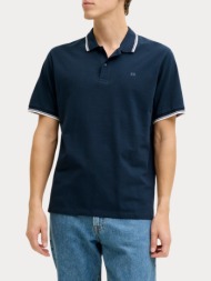 polo jack & jones jrebzell ss sn navy blazer jack&jones