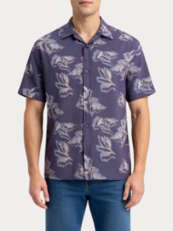 κοντομανικο πουκαμισο jack & jones jormontauk aop odyssey gray jack&jones