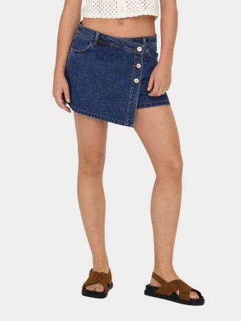 skort only lesly reg lb dnm dark blue denim only σε προσφορά