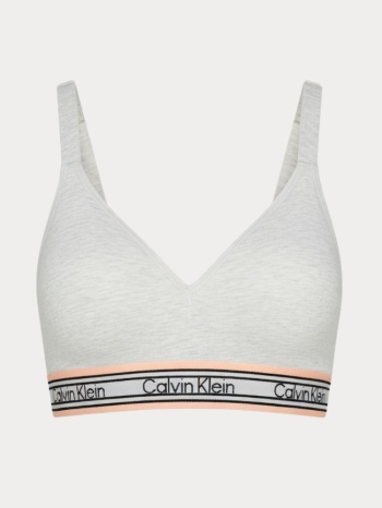 bralette τοπ calvin klein snow heather calvin klein σε προσφορά