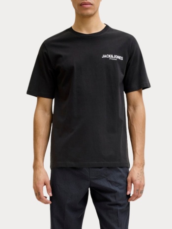t-shirt jack & jones jprblaoscar ss tee fst black jack&jones σε προσφορά