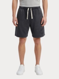 shorts φορμες jack&jones 12296528 jpstbill pop washed sweat shorts srt μαυρο jack&jones