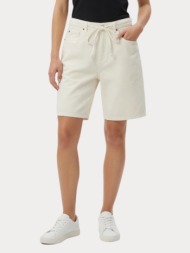 shorts / βερμουδες vero moda 10326196 vmvilla mr bermuda dnm shorts mix μπεζ vero moda