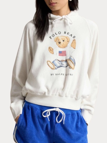φουτερ polo ralph lauren towel teddy white polo ralph lauren σε προσφορά