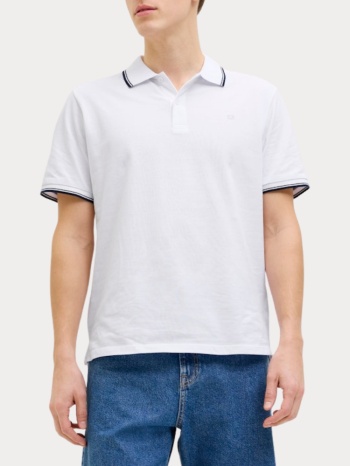 polo jack & jones jrebzell ss sn white jack&jones σε προσφορά