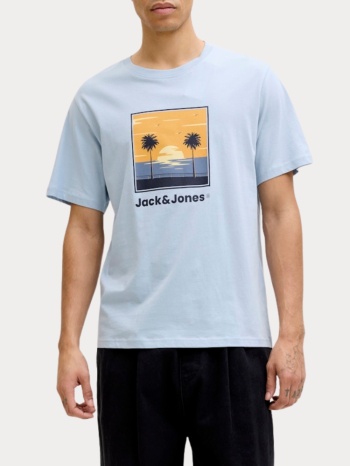 t-shirt jack & jones jjperry tee ss crew neck celestial σε προσφορά