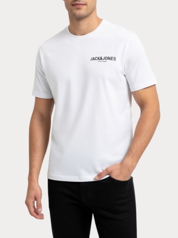 t-shirt jack & jones jprblaoscar ss tee fst white jack&jones σε προσφορά