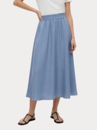 φουστα vero moda 10345221 vmmira ankle skirt wvn brunnera blue vero moda