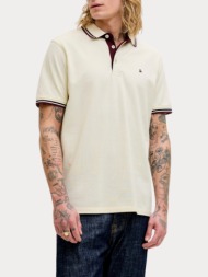 πολο jack&jones 12136668 jjepaulos polo ss noos antique white play jack&jones