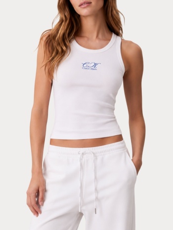 top calvin klein lv047g815g-yaf sl contour rib logo initial σε προσφορά
