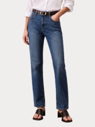 παντελονι calvin klein lv047f711g-sbbrg high rise straight vintage sky vintage skyfall calvin klein