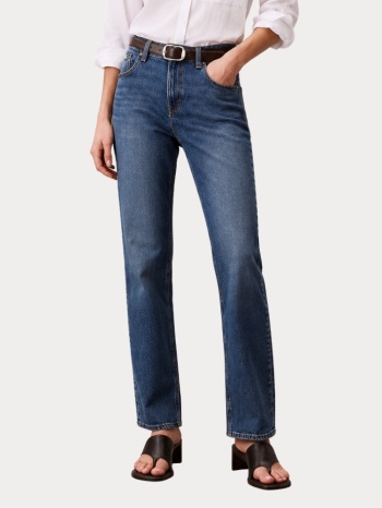παντελονι calvin klein lv047f711g-sbbrg high rise straight σε προσφορά