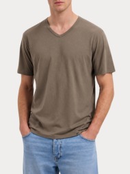 t-shirt dstrezzed 202840-216 ds_stewart tee grey brown dstrezzed
