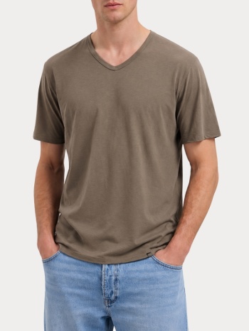 t-shirt dstrezzed 202840-216 ds_stewart tee grey brown σε προσφορά