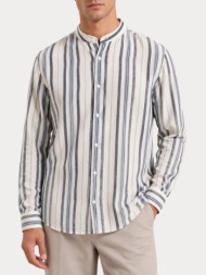 long sleeve dstrezzed 303997-621 ds_gideon shirt blue fusion dstrezzed