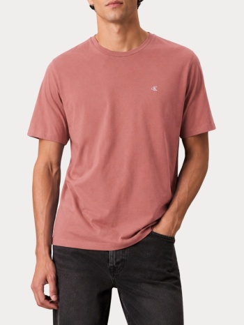 t-shirt calvin klein lv14rd254g-gda ss classic monogram tee σε προσφορά