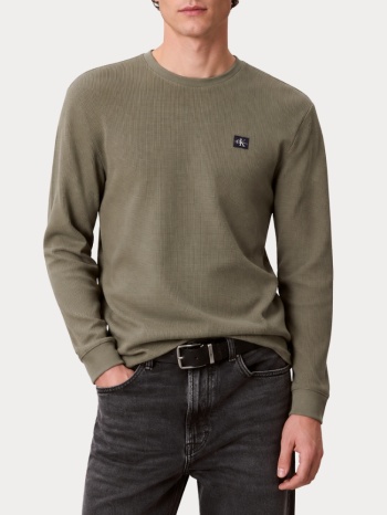 long sleeve calvin klein lv040em217-ldy ls waffle badge σε προσφορά