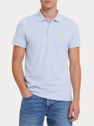 πολο calvin klein lv040em269-3ud ss casual pique classic polo winter sky calvin klein