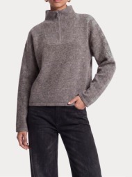 πλεκτα only onlclara ls half zip knt bracken/silver zip only