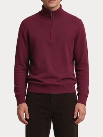πλεκτα five ever paris half zip bordeaux five ever paris σε προσφορά