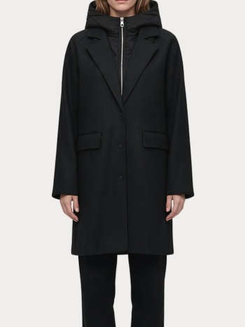 παλτο only onlbloom hood coat cs otw black only σε προσφορά