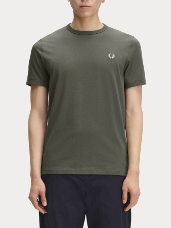 t-shirt fred perry ringer field green fred perry σε προσφορά