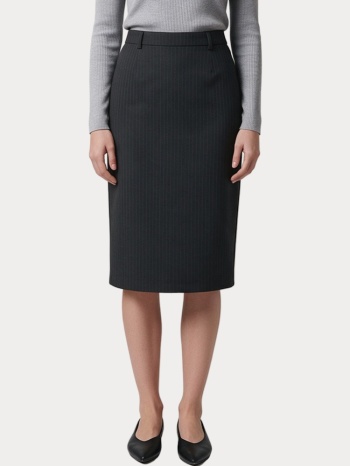 φουστα vero moda vmskylar mw pencil skirt prm dark grey σε προσφορά