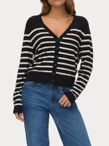 ζακετα vero moda vmdory ls v-neck cardigan boo black vero σε προσφορά