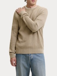 πλεκτο jack&jones jjpannel knit crew neck aw26 crockery jack&jones