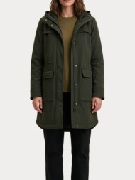 μπουφαν only parka dark green only