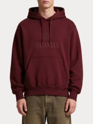 φουτερ jack&jones jorfrederiksberg monogram sweat hood sn chocolate truffle jack&jones