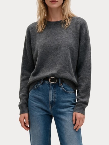πλεκτα only onlolivia ls o-neck cc knt dark grey only σε προσφορά