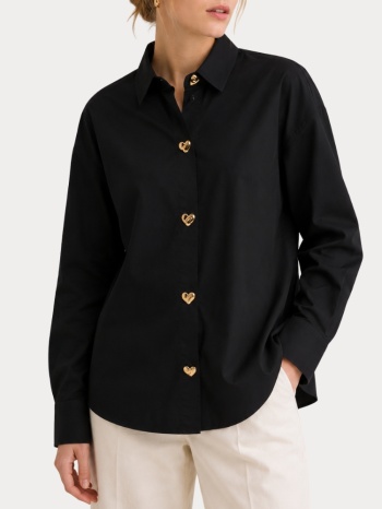 πουκαμισο only onlkiri button detail ls shirt fr wvn black σε προσφορά