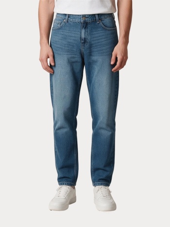 παντελονι boston tapered denim trousers washed med boston σε προσφορά