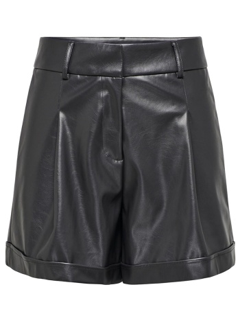 shorts only oda faux leather emy shorts phantom only σε προσφορά