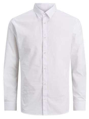 πουκαμισο jack & jones jjjoe ls plain white jack&jones σε προσφορά