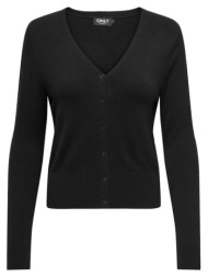 ζακετα only venice life ls vneck cardi knit black only