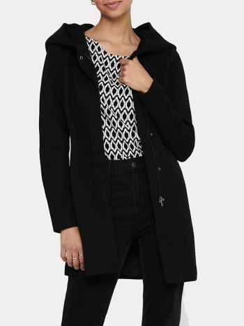 παλτο only sedona light coat black only σε προσφορά