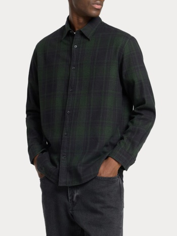 πουκαμισο selected slhreg-owen flannel mix shirt ls σε προσφορά
