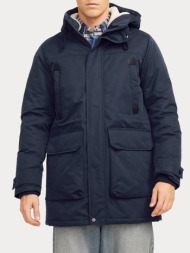 μπουφαν jack & jones jjepolar parka sn dark navy jack&jones